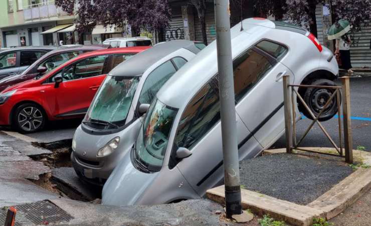 maltempo a Roma: dove non devi parcheggiare la macchina