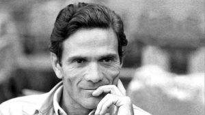 Primo piano di Pier Paolo Pasolini