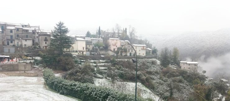Neve in provincia di Roma (Immagine di repertorio)