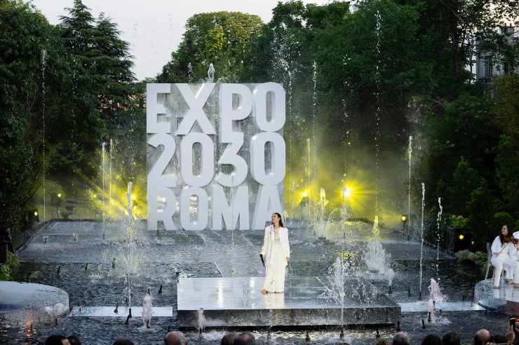 Il ricevimento dedicato alla candidatura di Roma a Expo 2023 presso l'ambasciata italiana a Parigi