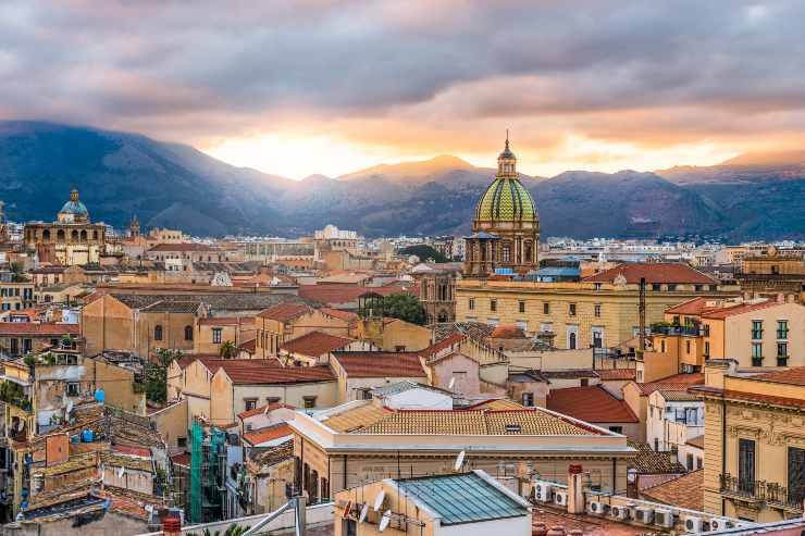 Vista della città di Palermo (Immagine di repertorio)