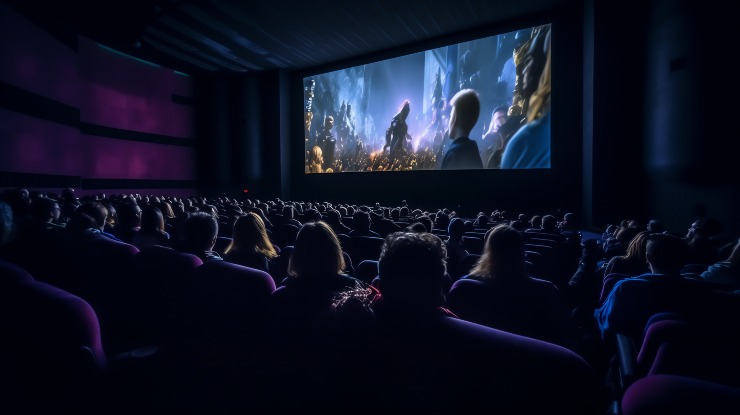 Spettatori al cinema (Immagine di repertorio)