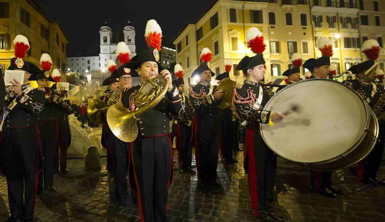 Concerto Banda musicale Arma dei Carabinieri a Trinità dei Monti