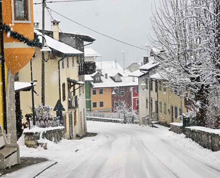 Neve in provincia di Vicenza, 30 novembre 2023
