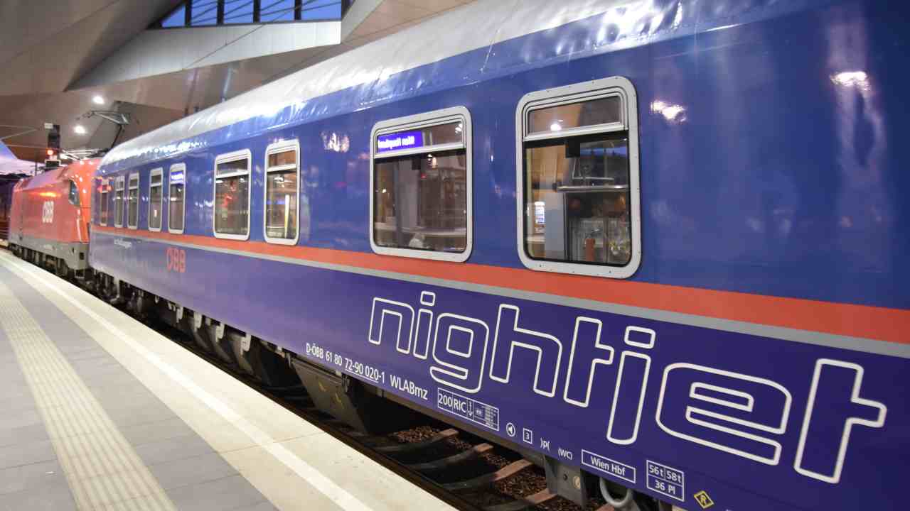 Nightjet: Arrival of the night train that will connect Barcelona with Rome