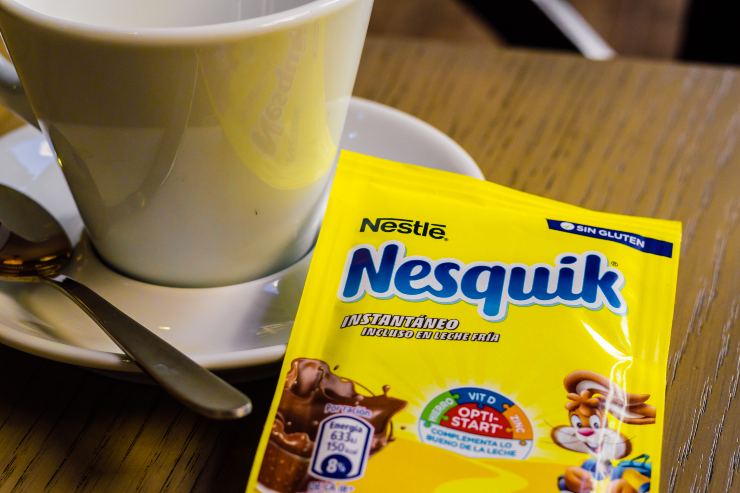 Nesquik Nestle bevanda al cacao in polvere (Immagine di repertorio)