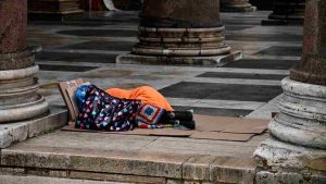 Clochard a Roma (Immagine di repertorio)