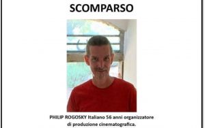 L'organizzatore cinematografico Philip Rogosky è scomparso a Roma in zona ponte Sant'Angelo