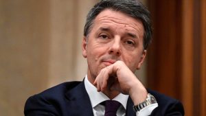 Matteo Renzi a Roma per la presentazione del nuovo libro "Palla al centro"